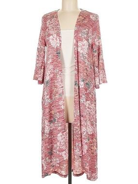TORRID Dusty Rose Kimono Floral High-Low Duster Cardigan size Medium / Large